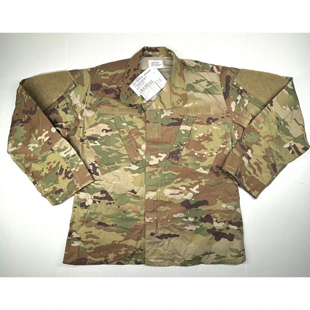 US Army Scorpion Combat Uniform‎ Shirt Coat Medium Regular Ribstop Insect NWT